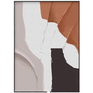 Arte Abstracto en Lienzo al Óleo, Cuadro Rectangular con Marco de Aluminio, Decoración Vertical Grande para Sala de Estar - Product Image 5
