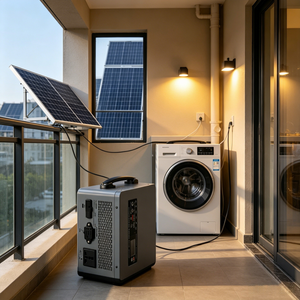 Portable Solar <b>Generator</b> Power Station Pure Sine Wave 220V Output Multi Charging Ways For <b>Camping</b> RV Home Emergency Construction - Product Image 5