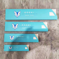 Protège-lames personnalisés en carton kraft pour couverts, avec logo imprimé, manchons de protection pour couteaux de cuisine