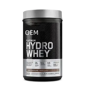 Hot Sale OEM Platin Hydro whey Protein Pulver hydrolysiertes Turbo Kreatin Mono hydrat veganes Protein Whey Protein Pulver