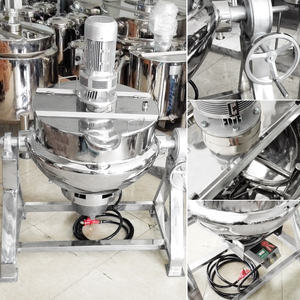 Olla de Cocina de 50L 100L 200L 300L para Calentar Gas Natural o GLP, para Cocinar Frijoles, Salsa de Chile, Hervir Sopa, Olla con Doble Pared - Product Image 6