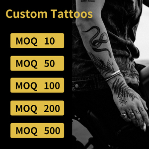 Custom Dark <strong>Joker</strong> Scary Temporary <strong>Tattoo</strong> Sticker Waterproof Black Bag Transfer for 15 Days Scary Holiday <strong>Tattoo</strong> Sticker - Product Image 4