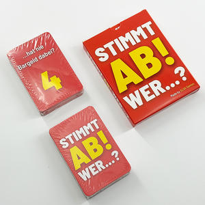 Fabricant Impression personnalisée Jeu de cartes à jouer pour fêtes Jeu de cartes à poser pour adultes - Product Image 5