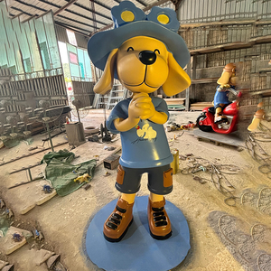 Cuộc Sống Kích Thước Sợi Thủy Tinh Điêu Khắc Nhựa Ngoài Trời Thủ Công Mỹ Nghệ Lớn Trang Trí Phim Hoạt Hình Hoạt Hình Trong Nhà Anime Bức Tượng Tùy Chỉnh Mặt Dây Chuyền - Product Image 2