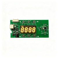 262 HIFI Dijital Ses Bileşenleri Amplifikatör PCBA Kartı Dokunmatik LCD Ekran Stereo Hoparlör DIY Montaj Devre Modülü