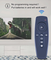 Télécommande compacte 13 touches RCT 013 de haute qualité à prix d'usine, corps en ABS avec IR/RF/Ble, commande vocale, code fixe, portée 10m