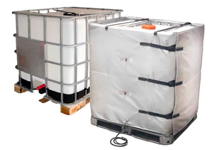 Прочный силиконовый чехол для нагревателя бака IBC водонепроницаемый пылезащитный Пользовательский логотип высокая эффективность нагревательная изоляция - Product Image 5