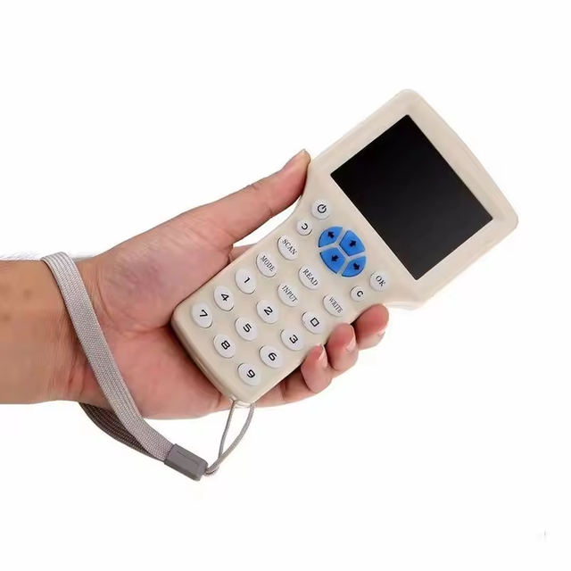 ID IC 125KHz 13.56MHz Encrypted Decode 10 Frequency RFID Duplicator Copier Writer Card Reader Key Fobs Programmer