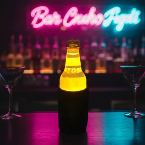 Portavasos LED Personalizado con Logotipo para Bodas, Enfriador de Cerveza, Mini Enfriador de Vino, Porta Botellas de Agua para Club Nocturno - Product Image 4