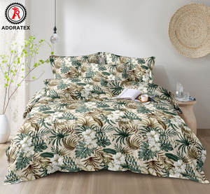 Set Biancheria da <span class=keywords><strong>Letto</strong></span> Anti-sbiadimento con Lenzuolo e Due <span class=keywords><strong>Federe</strong></span>, 4 Stagioni, Ordini <span class=keywords><strong>Grandi</strong></span> Quantità, MOQ Basso - Product Image 4