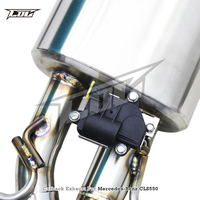 BOSKA Échappement sport en acier inoxydable haute performance avec tuyau en X amélioré pour Mercedes-Benz CLS550 4.7 V8 2010-2016 Silencieux Catback