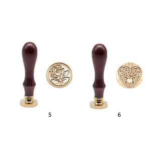 Латунные пустые свадебные пчелы, дерево жизни, цветок, рождественские штампы с восковой печатью на заказ - Product Image 4