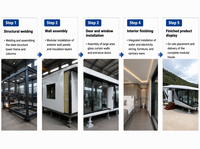 Maison préfabriquée moderne en conteneur, capsule spatiale modulaire, cabine, unité d'hôtel en métal, villa