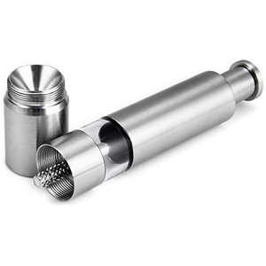 Custom Eco-Friendly Stainless Steel Spices Mill <b>Grinder</b> Thumb Push Button Dishwasher Safe Household <b>Mini</b> Pepper Salt <b>Grinder</b> - Product Image 2