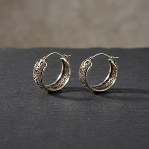 "925 <b>Silver</b> Openwork Cuff Bracelets for Women-Fine Dangle Jewelry" - Product Image 3