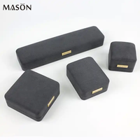 Offre spéciale boîte d'emballage de bijoux de luxe personnalisée boîte cadeau élégante bague de collier emballage boîte cadeau multicolore avec métal