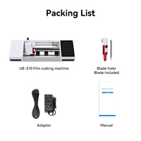 Cortadora de Película de Hidrogel Automática, Rápida y Fácil de Usar, para Teléfonos Móviles, Máquina de Corte de Protectores de Pantalla de TPU y PET