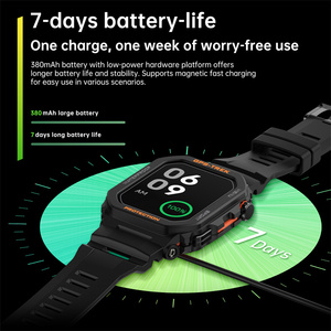 Được Xây Dựng-Trong GPS Tracker Mặc Thiết Bị Relojes Vòng Đeo Tay Thông Minh Wach Tập Thể Dục Đồng Hồ Smartwatch 2025 Cho Nam Giới FT61 - Product Image 3