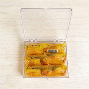 Caja de Plástico PP Cuadrada Hecha a Mano, Ecológica, con Tapa Magnética, Multiusos, Organizador para el Hogar y Supermercado, para Refrigerios - Product Image 1