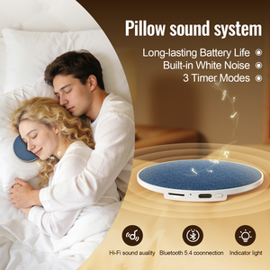 <b>Bluetooth</b> under pillow <b>speaker</b> <b>Mini</b> wireless sleep audio Hi Fi sound <b>speaker</b> White noise sleep player - Product Image 3
