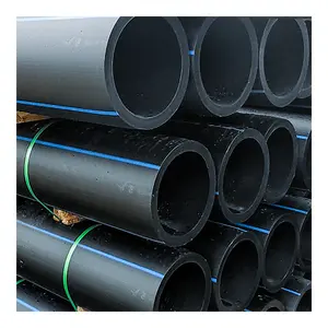 Hoch dichte Hochdruck 110 Pn16 Schwarz Starre Polyethylen produkte Poly Hdpe Pe Pipe Sanitär größen Preise für Trinkwasser