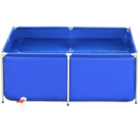 Réservoir de bâche rond pliable en PVC Aquarium en toile en PVC/Grands réservoirs de pisciculture flexibles/Revêtement de bâche en PVC imperméable