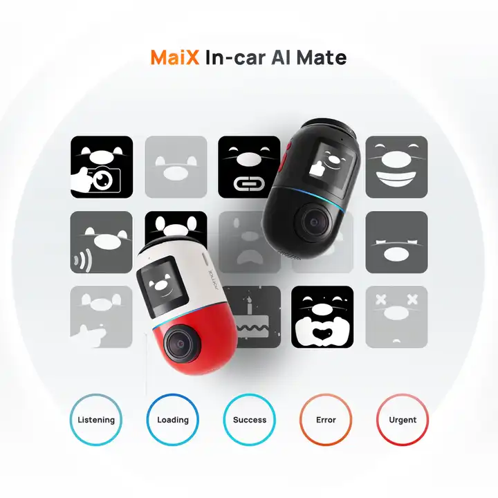 70mai Dash Cam Omni X200 - 360 Degree Full View Camera