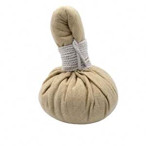 Boule de massage à base de plantes thaïlandaises pour spa et athlètes Boule de compresse à base de plantes naturelles Soulagement de la fatigue Aroma Massage Spa Ball - Product Image 4