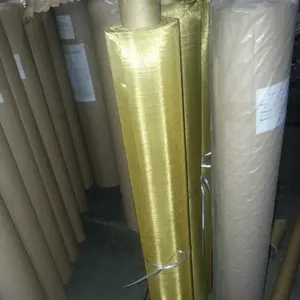 High Abrasion Resistance Crimped Woven Brass Phosphor Bronze Copper Wire Cloth Mesh