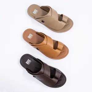 2024 update the latest drop of oriental men's sandals saudi arabic ksa style causal handmade high heel pu slippers