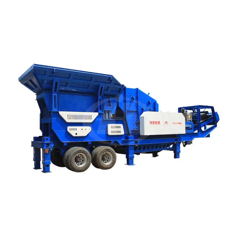 Environmental Marble Rock Stone Mobile Impact Crusher For Sale