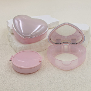 Tùy Chỉnh 10 15G Trái Tim Trong Suốt Hình Dạng Nền Tảng Hộp BB Kem Hộp Rỗng Với Gương Mỹ Phẩm Rỗng Hộp Nhựa <span class=keywords><strong>Container</strong></span> - Product Image 3