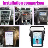 Aide au stationnement DSP MP3, autoradio Android 13,1 pouces avec navigation GPS, écran tactile pour lecteur DVD, Carplay pour Ford Explorer 2011-2019