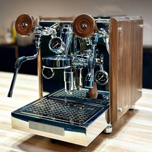 Cafetera Espresso Automática Profesional Inteligente de Doble Caldera E61, Negra, Estilo Italiano, para Latte - Product Image 1