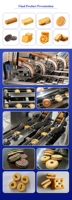 Machine à fabriquer des sandwichs et des biscuits entièrement automatique Skywin avec machine d'emballage de biscuits pour boulangerie industrielle