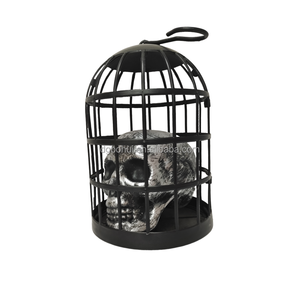 Décorations d'Halloween personnalisées : Cage à crânes suspendue, fantômes effrayants, jouets d'Halloween effrayants - Product Image 6