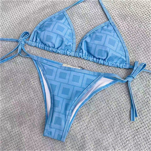 Toptan Yazlık Grafik Desenli Günlük Mayo Plaj Giysisi Özel Tasarım Kadın Bikini Takımı - Product Image 4
