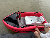 Bateau à réaction, kayak, jet ski, bateau à jet d'eau électrique tendance, nouveau modèle, bateau électrique pour le surf sur les vagues, bateau gonflable en fibre de verre, kart aquatique pour divertissement nautique