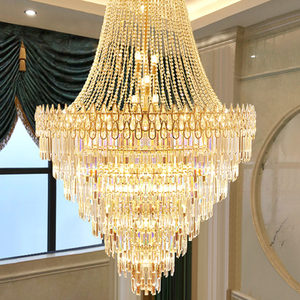 Lámpara colgante de cristal contemporánea de 220V, candelabro de luz moderno para sala de estar, Control remoto de gran tamaño, hoteles, restaurantes, bares - Product Image 6