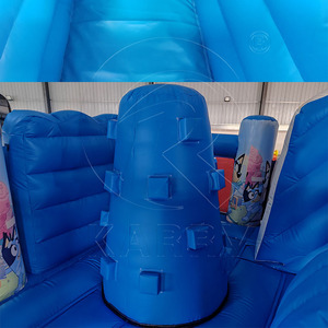 <span class=keywords><strong>Castillo</strong></span> Inflable para Niños con Tobogán, Diseño <span class=keywords><strong>de</strong></span> Perros y Familia, <span class=keywords><strong>de</strong></span> PVC Azul, para Parques Infantiles, Uso Comercial - Product Image 6