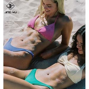 Dernières ventes en gros de sacs de bikini en tissu imprimé sur mesure, maillots de bain avec logo, fabricant de maillots de bain, vêtements de plage, balles - Product Image 5