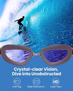 Gafas de Natación Profesionales Antivaho, Impermeables, Resistentes a Impactos, Protección UV, Visión Amplia, Ajuste Cómodo para Nadadores Adultos - Product Image 6