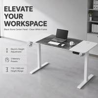 AOR Nouveau Bureau Électrique Silencieux à Hauteur Réglable Ergonomique, Double Usage Assis-Debout, pour Bureau et Étude, 3 Vitesses avec Mémoire, Vente en Gros Usine