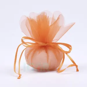 29 Cmcolorful Organza Gift Bag, Speciale Trekkoord Zakjes Voor Reizen Festival Wedding Party Favor Gift Bag Met Unieke Ronde