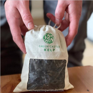 スキンケア製品用コットンモスリンバッグ、オーガンザウィンドウ付きコットン海藻ソークバッグ - Product Image 2