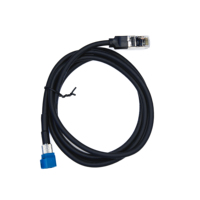 Cable Conector Azul para Vehículos Eléctricos Tesla, Herramienta de Diagnóstico OBDII, Adaptador de Codificación ECU