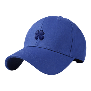 Gorra de Béisbol Lyprerazy Estilo Americano Vintage de 6 Paneles en Verde Irlandés con Diseño de Trébol Bordado para Parejas, Ajustable con Cierre Metálico - Product Image 1