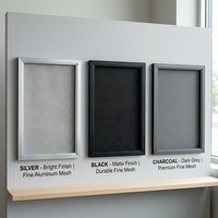 Malla mosquitera personalizable para ventanas domésticas, prevención de mosquitos e insectos, compatible con puertas y ventanas de edificios.