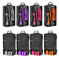 Juego de Destornilladores de Precisión 115 en 1, Kit de Herramientas Profesional para Reparación de Electrónicos, para iPhone, MacBook, Laptop, Relojes, Gafas, Bricolaje