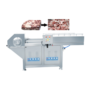HUAGANG Machine industrielle à grande capacité pour la découpe, le planage et le broyage de blocs de viande de poulet congelée, avec moteur, modèle BR-700 SUS304 - Product Image 1